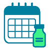 Dosing calendar icon